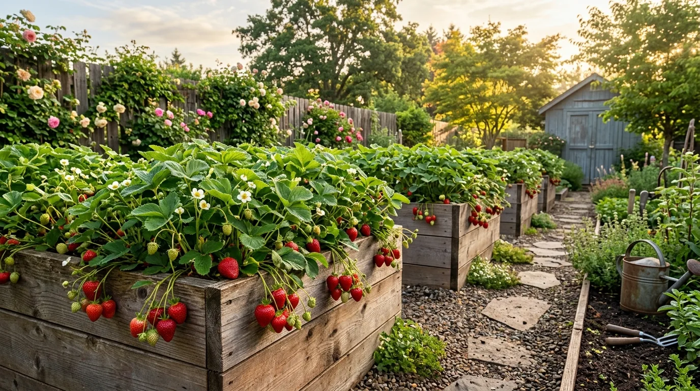 9 Strawberry Garden Ideas for a Fresh Backyard Harvest